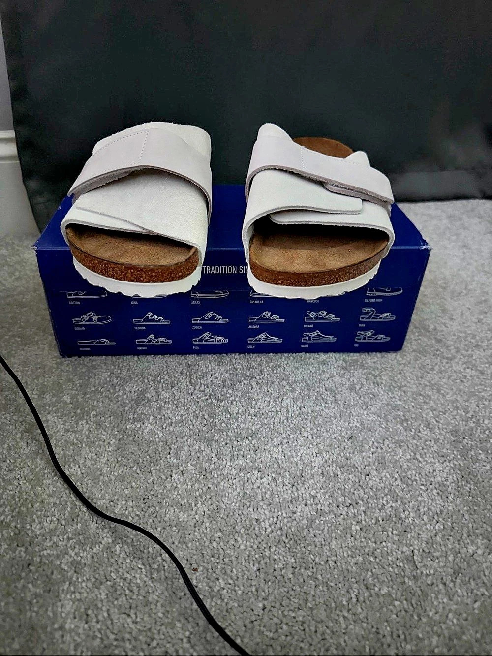 Birkenstock Kyoto Sandals in White-TW - Picture 2 of 4